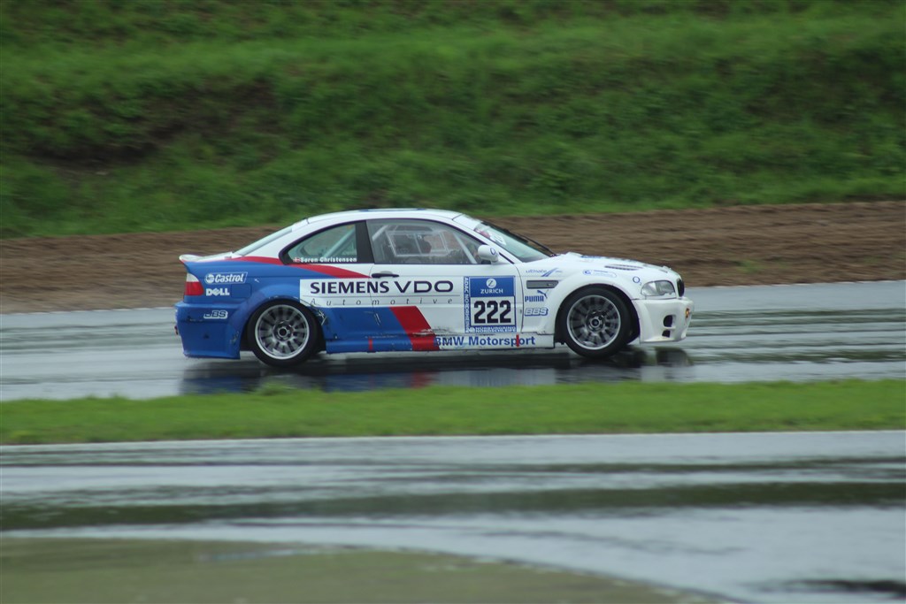 Søren Christensen var flyvende i den flotte BMW, og har efterhånden fundet en rigtig god opsætning til bilen, som er inspireret af BMWs Nürburgring 24 timers vinderbil.
(Foto: JJ Media)